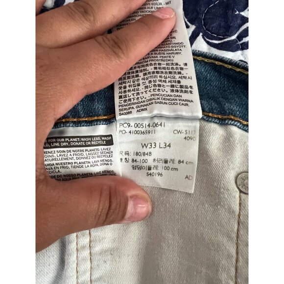 Men's Levi's Denim 514 Straight Fit Jeans Size 33x34 (FITS 33X33) - Picture 11 of 11